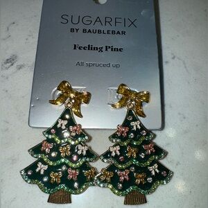 Sugarfix by Baublebar Christmas Tree Earrings